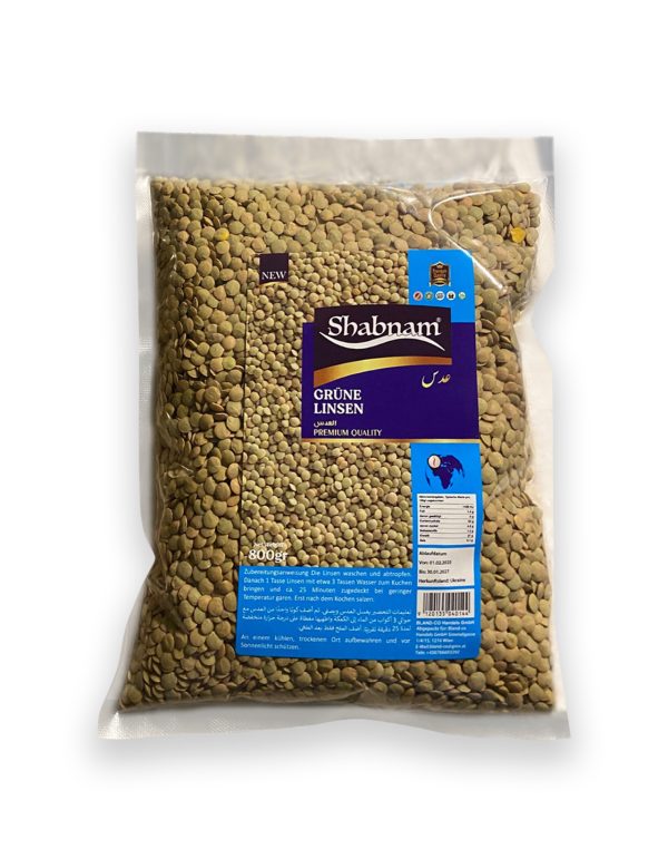 Green lentils 800 g